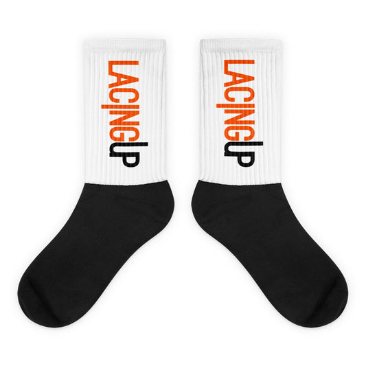 Lacing Up Logo Socks - SneakerOutfits