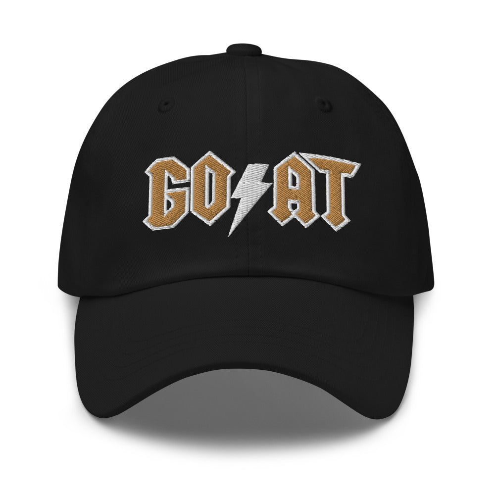 GOAT Black/Gold Dad Hat - SneakerOutfits