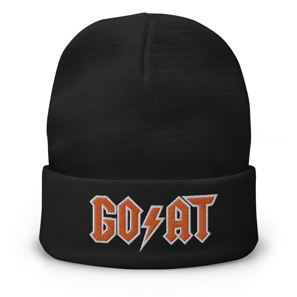 Goat Embroidered Beanie - SneakerOutfits
