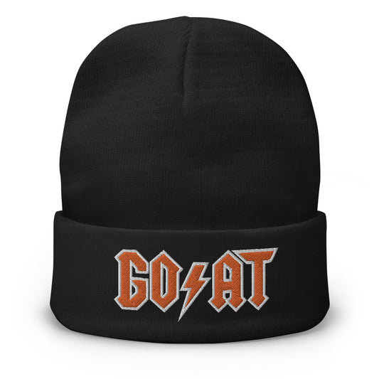 Goat Embroidered Beanie - SneakerOutfits
