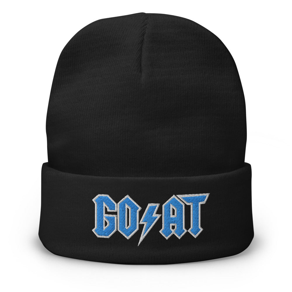 Goat Embroidered Beanie - SneakerOutfits