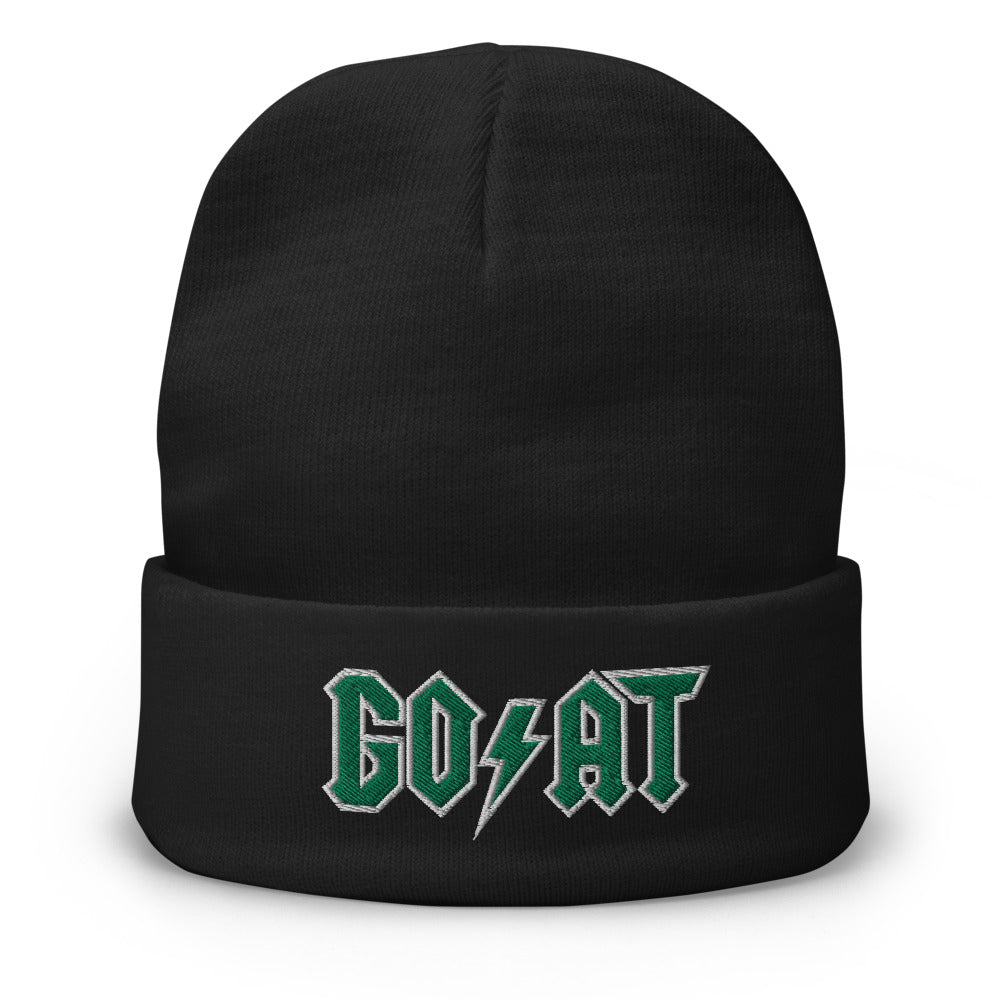 GOAT Embroidered Beanie - SneakerOutfits
