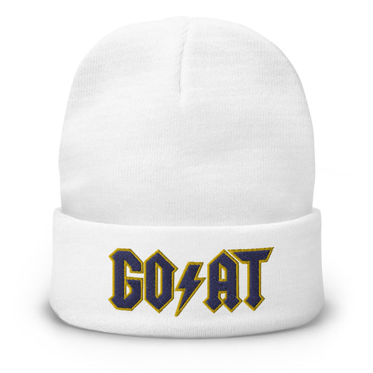 Goat Embroidered Beanie - SneakerOutfits