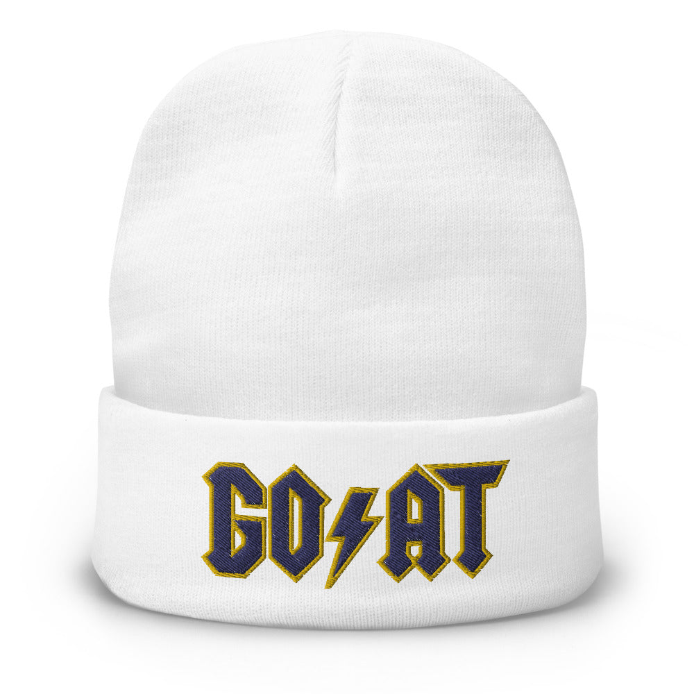 Goat Embroidered Beanie - SneakerOutfits