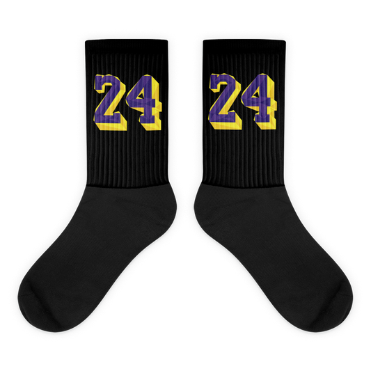 24 Mamba custom Socks - SneakerOutfits