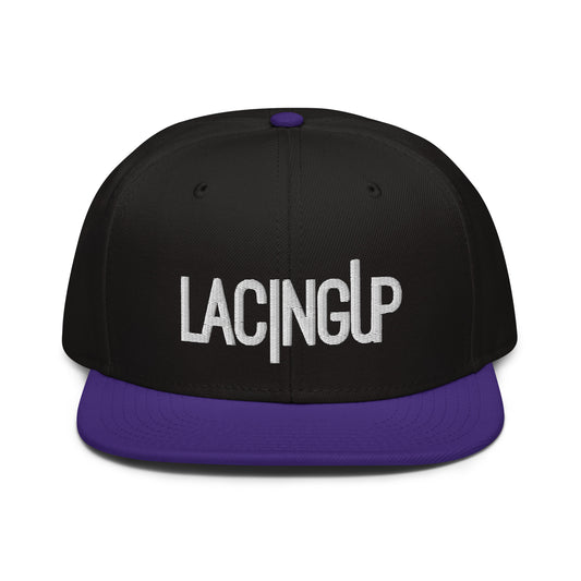 Lacing Up Snapback Hat