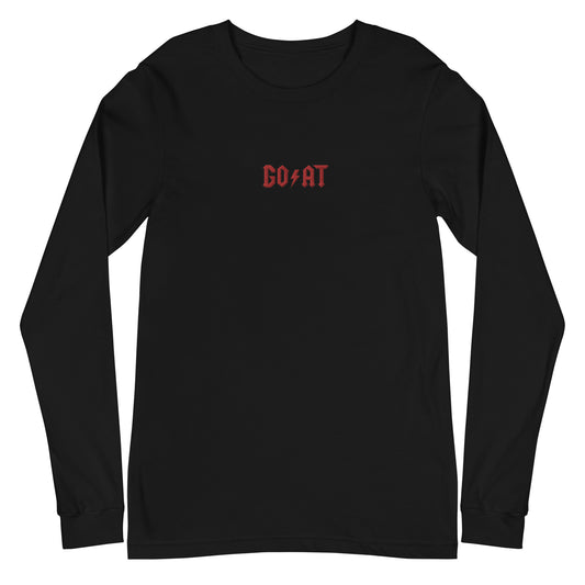 GOAT Embroidered  Long Sleeve Tee